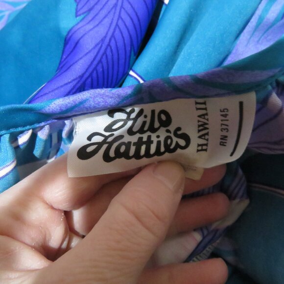 Hilo Hattie Blue Floral Dress - Picture 15 of 16